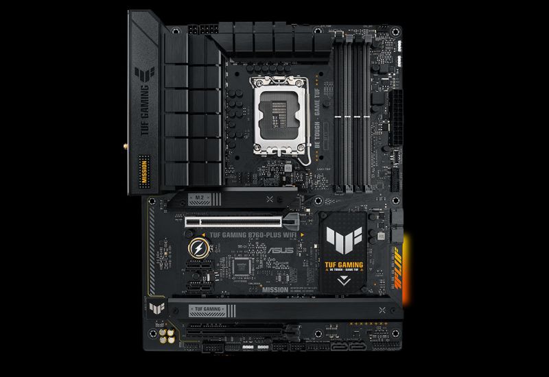 Asus TUF GAMING B760-PLUS WIFI Robustesse, connectivité et performances pour les gamers